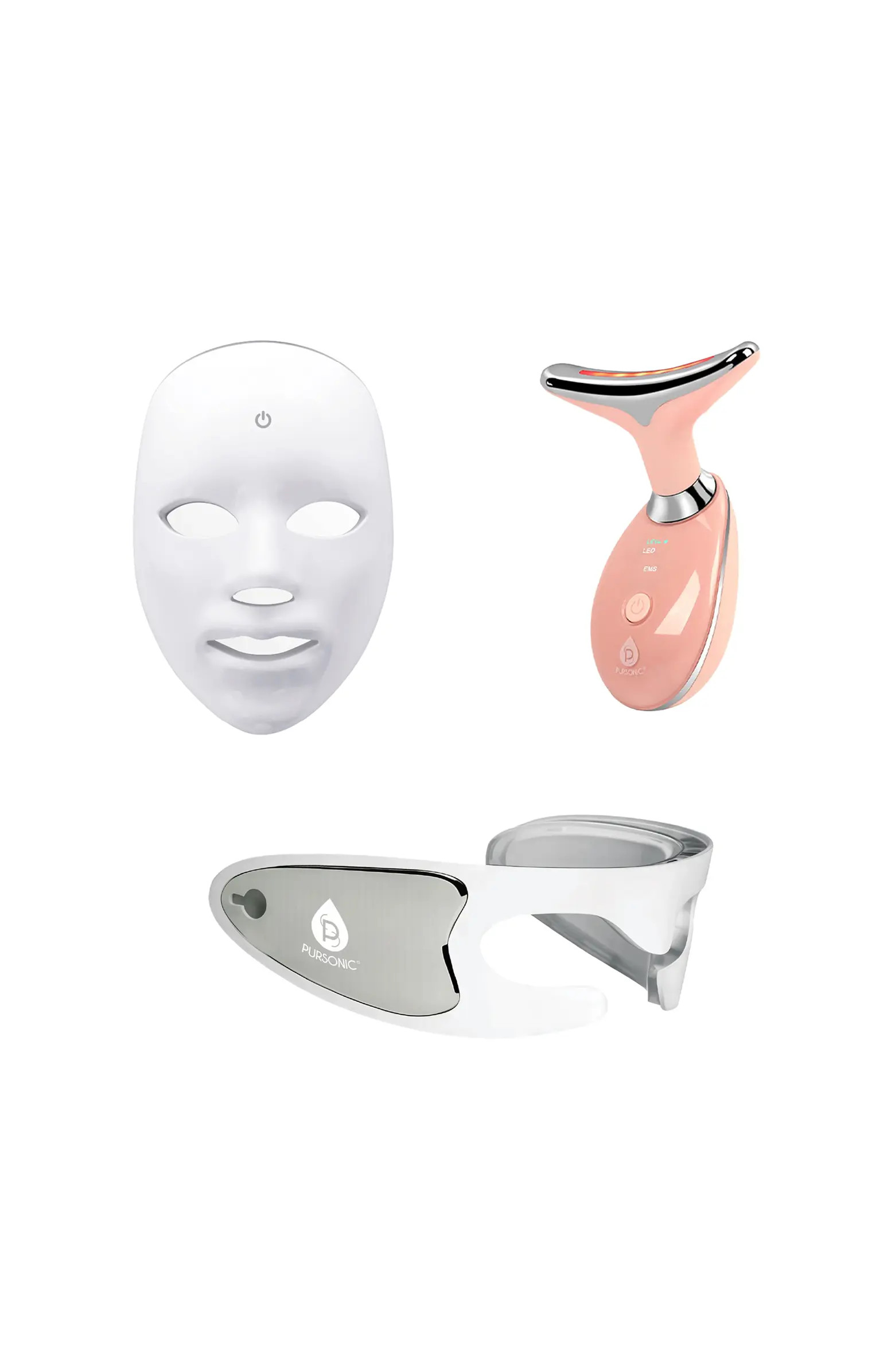 PURSONIC Ultimate LED Rejuvenation Set Face Mask, Eye Mask & 7-in-1 Light Therapy Device | Nordst... | Nordstrom