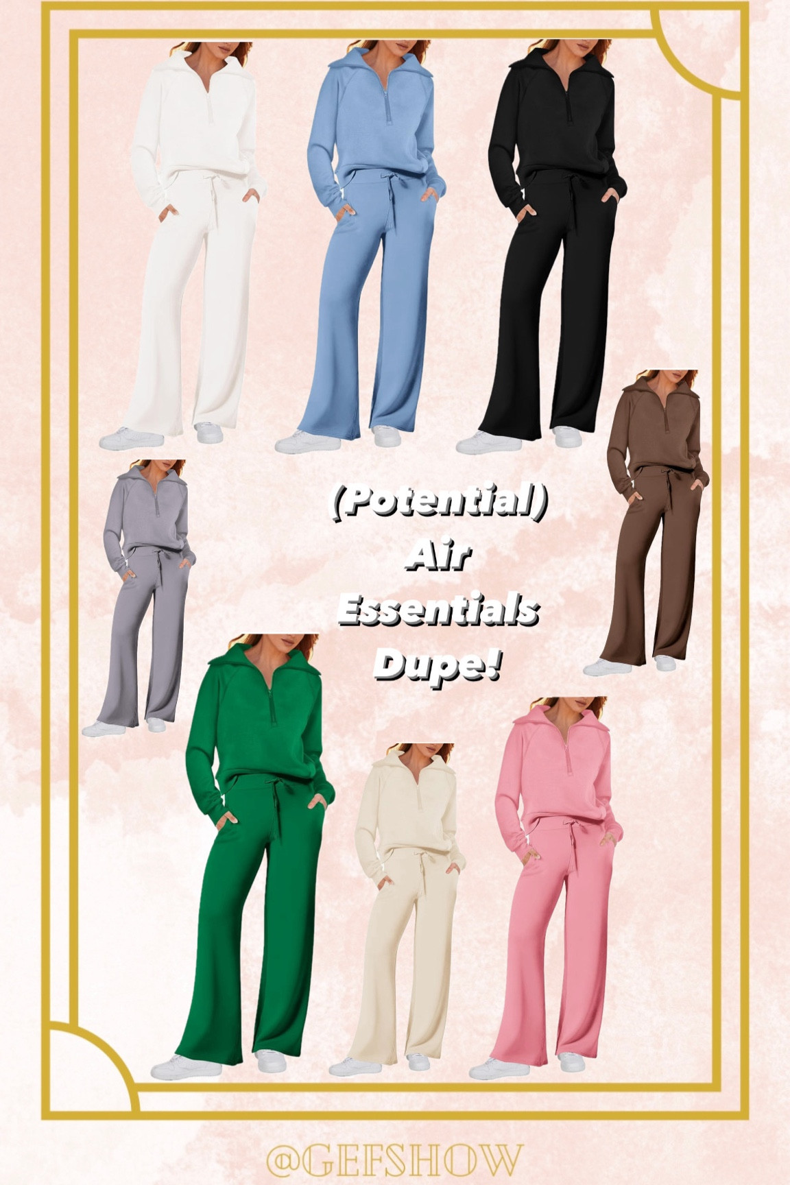 Looks like this could be a potential dupe for the infamous Air Essentials set! 30% off with code: 30CNWFS9 PLUS 20% off on site brings the price to ~$21!

#LTKstyletip #LTKsalealert #LTKfindsunder100