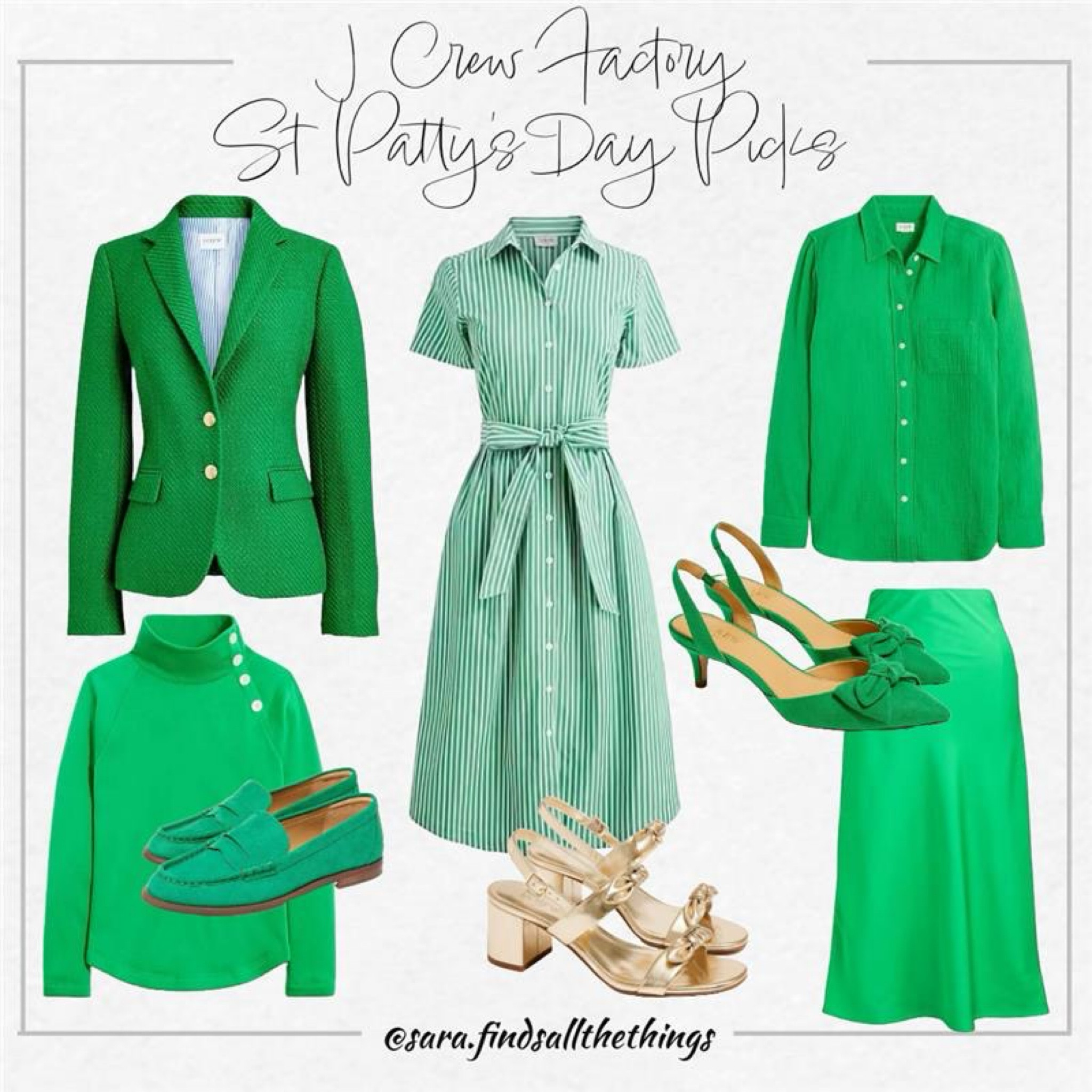 Needing some green for St Patty’s Day!  Here are some things I’m loving from J Crew Factory! ☘️ 

#LTKSpringSale #LTKsalealert #LTKstyletip
