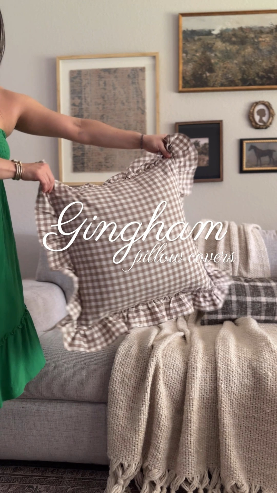 Gimme all the gingham! 🤎

When in doubt, add ruffles. And gingham. Always gingham. 🤍🤎

This summer I’m loving everything gingham! I feel in love with these gingham pillow covers from @amazonhome! 

These gingham pillow covers are the coziest little statement! 😊🤌🏼💁🏻‍♀️

#LTKFindsUnder50 #LTKHome #LTKSeasonal