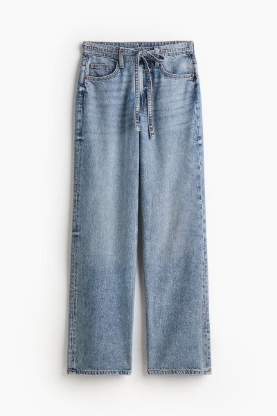 Feather Soft Wide High Jeans | H&M (UK, MY, IN, SG, PH, TW, HK)