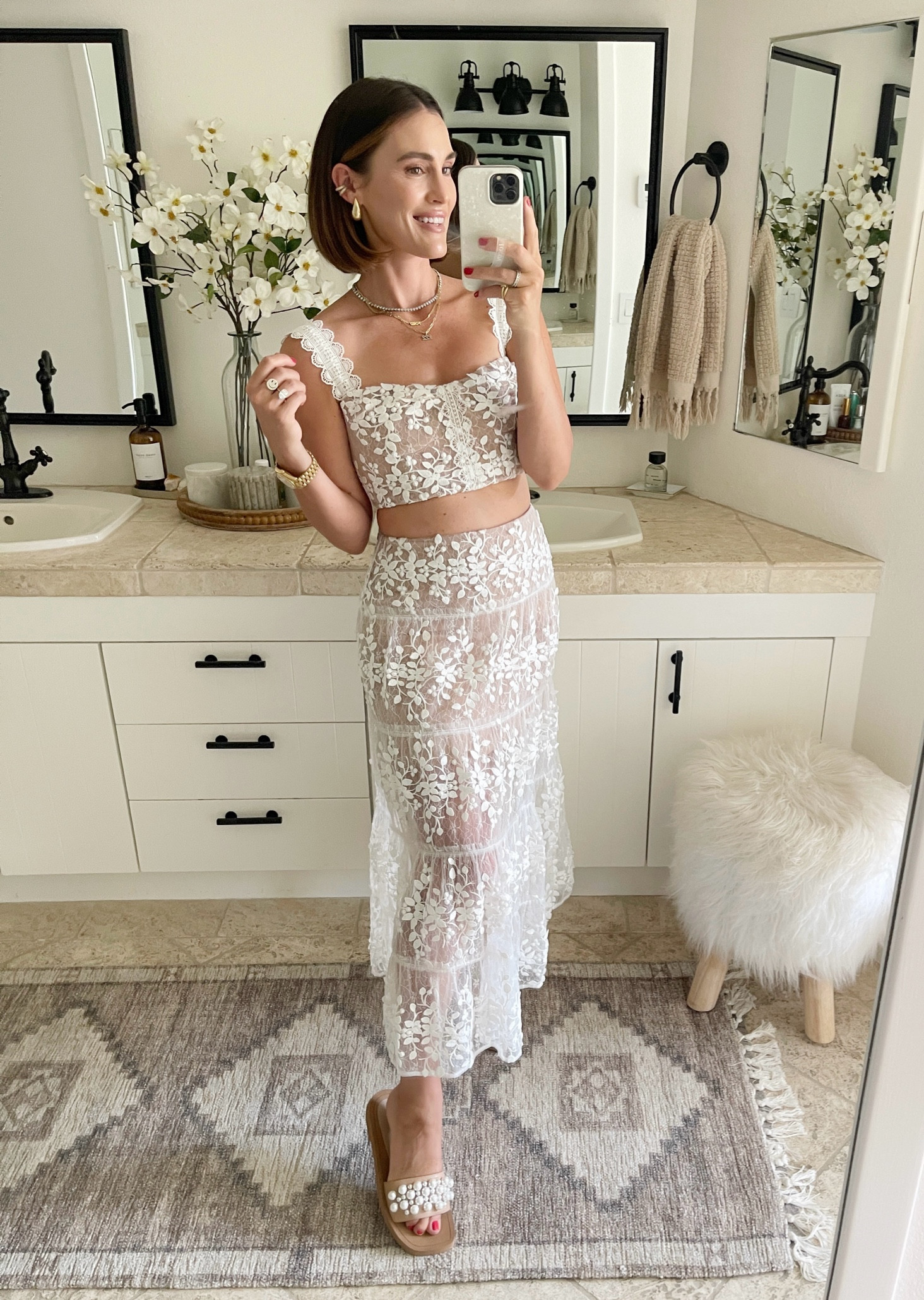 FASHION \ white lace set🤍 wearing a small

Bride
Bachelorette
Wedding 
Summer Party 

#LTKStyleTip #LTKSeasonal