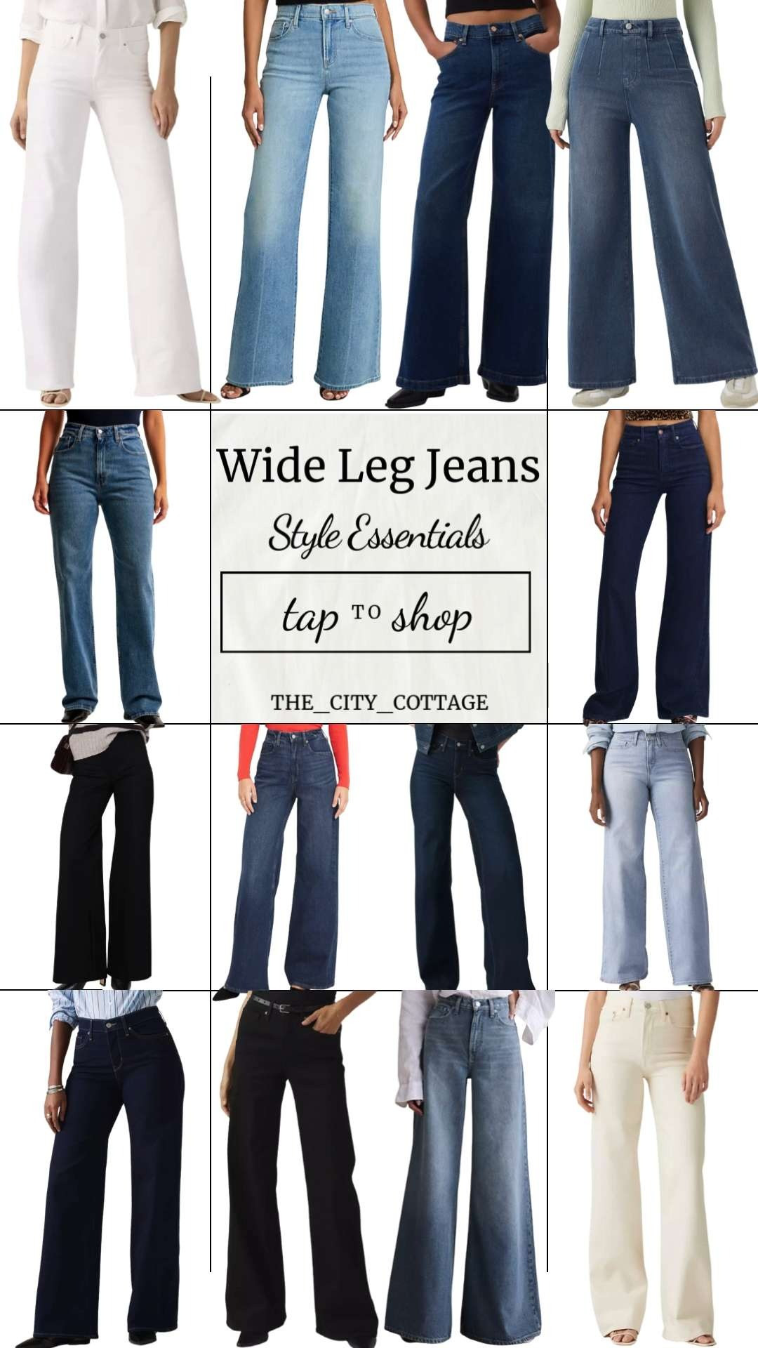 Wide-leg jeans are that girl staple 👖✨ 

Effortlessly cool, endlessly flattering, and perfect for dressing up or down. 
From sculpting Good American and SPANXshape fits to classic Levi’s, Banana Republic, and comfy pull-on styles—this edit has the best wide-leg silhouettes for every body and every vibe. 

Save this for your capsule wardrobe refresh 🤍

#widelegjeans #deniminspo #jeanstyles #capsulewardrobe #everydaystyle #effortlessstyle #modernwoman #goodamerican #levisjeans #bananarepublic #spanxstyle #gapstyle #halara #palazzojeans #highrisejeans #fashionfinds #ltkstyle #ltkfinds #ltkfashion #viralstyle 

 #LTKootd #LTKTravel