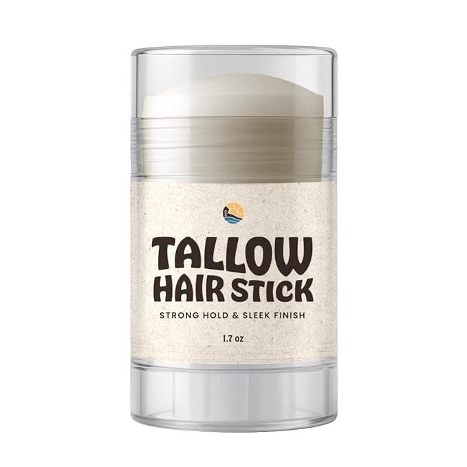 Earth Wave All Natural Tallow Hair Wax Stick, Strong Hold, Sleek Finish, Tames Flyaways, Styling ... | Amazon (US)