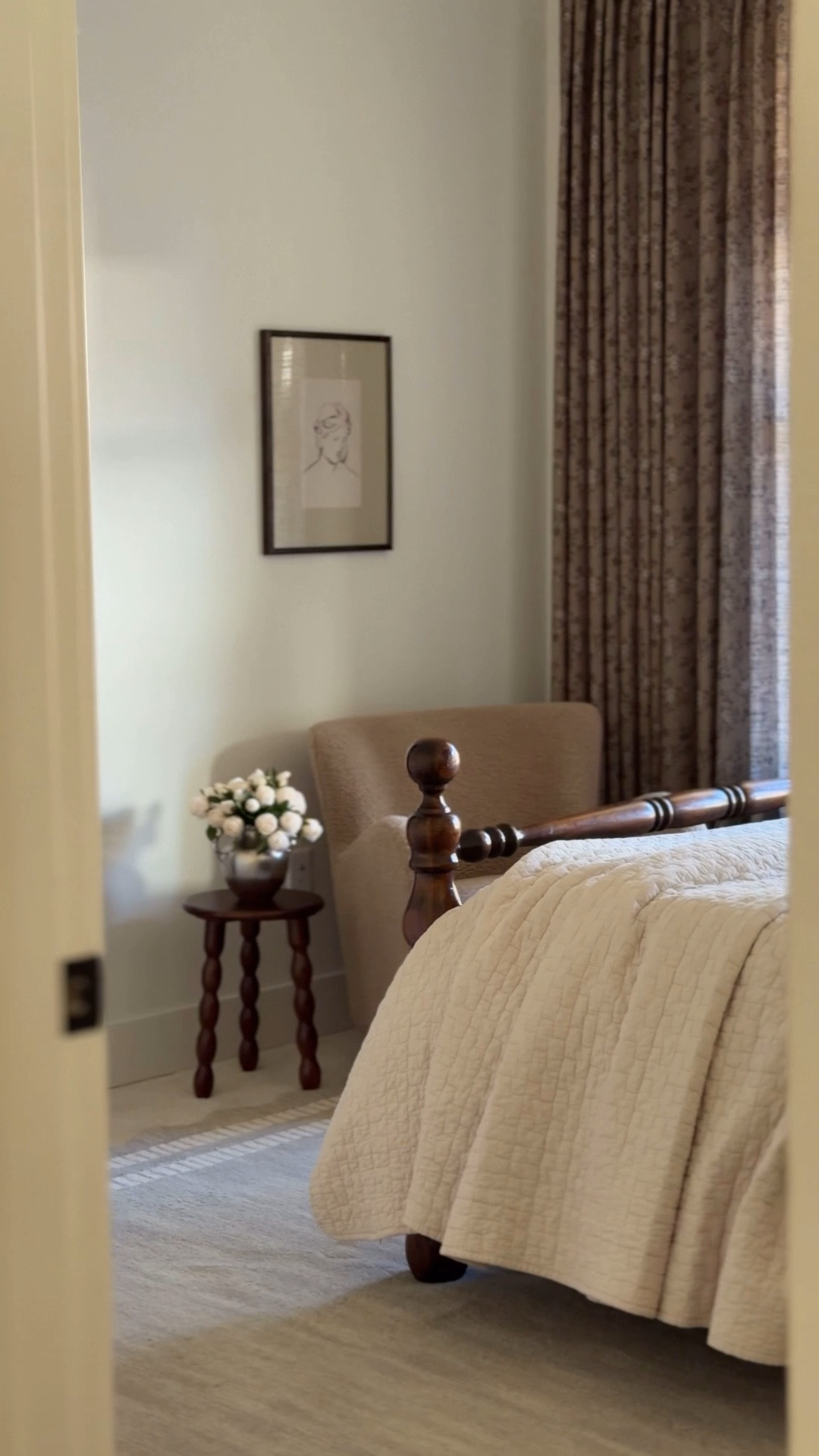 Guest room refresh with Joss & Main~
*curtains are in the color Ivy Brown
Nightstand, accent chair, neutral decor, spring decor 

#LTKSaleAlert #LTKHome