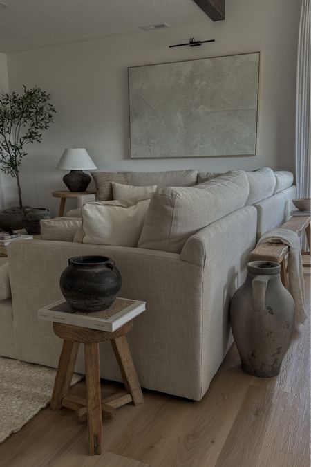 Neutral living room vibes 🤎

Organic modern living room | earthy living room | wood accents 

#LTKHome