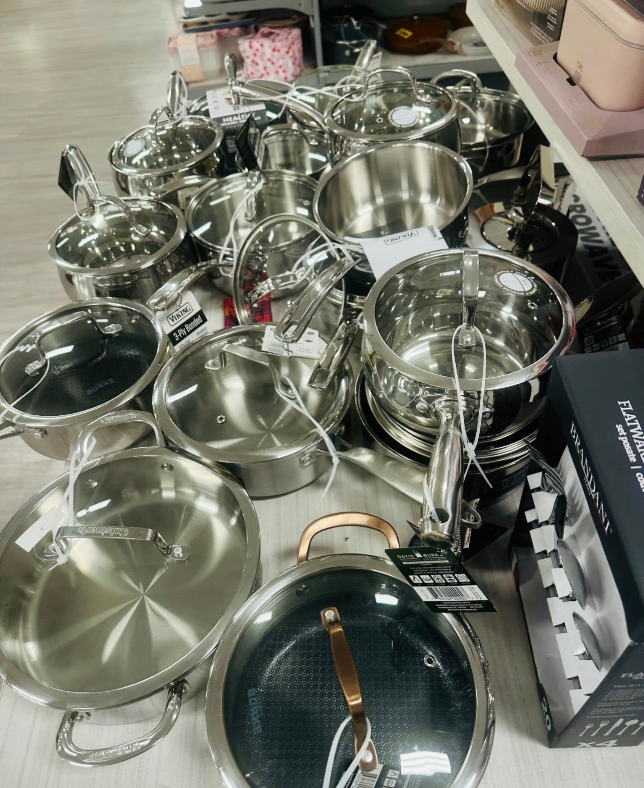 Kitchen upgrade in progress! ✨ Found these stainless steel gems—because nothing feels more like "adulting" than a matching set of pots and pans. 🍳

#LTKHome