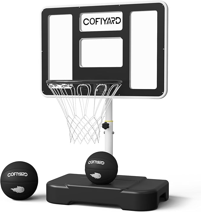 Pool Basketball Hoop,Stainless Steel Portable Poolside Basketball Goal, Swimming Pool Basketball ... | Amazon (US)
