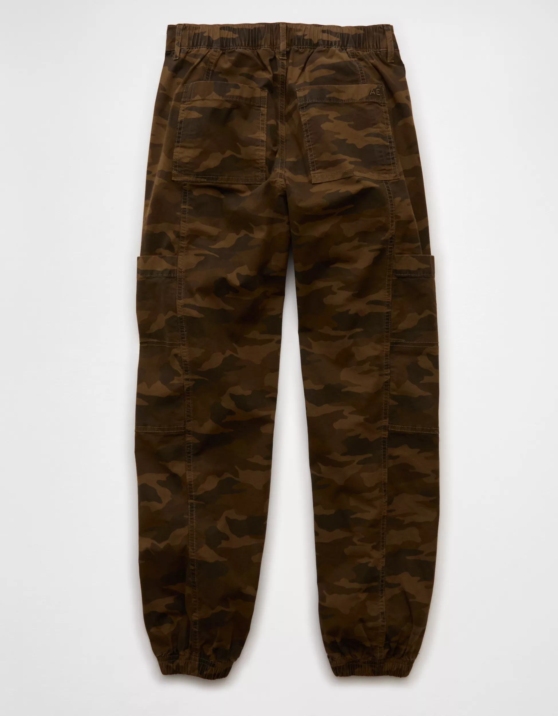 AE Stretch High-Waisted Baggy Cargo Jogger | American Eagle Outfitters (US & CA)