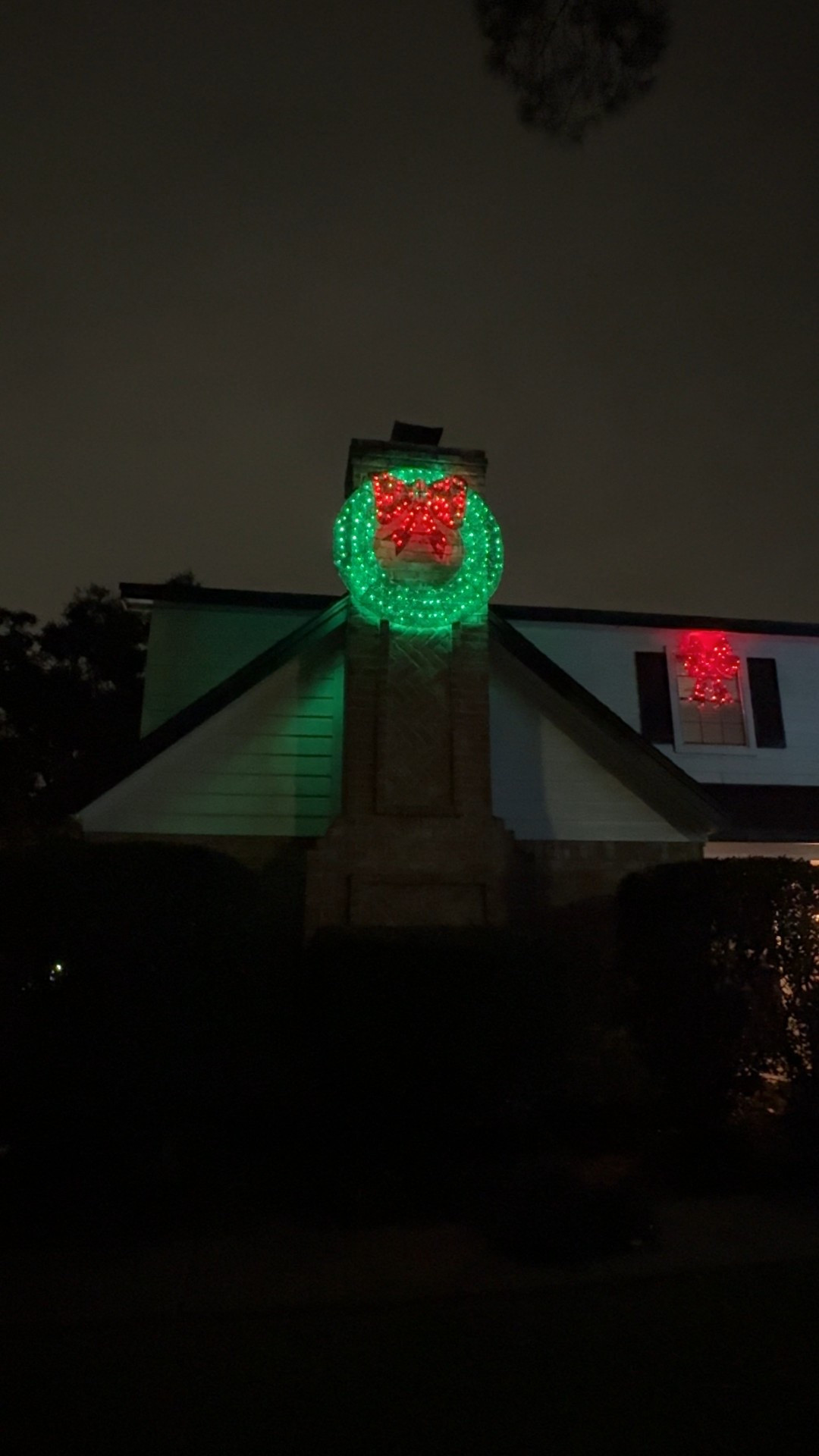 Outdoor Christmas Decor… shares this lit wreath and bows in the day time and this is how they look at night.  

#LTKHome #LTKCyberWeek #LTKHoliday