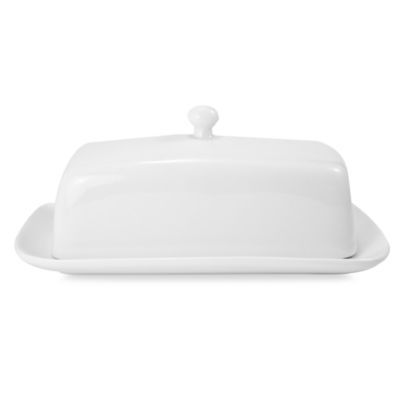 Everyday White® Covered Butter Dish | Bed Bath & Beyond | Bed Bath & Beyond