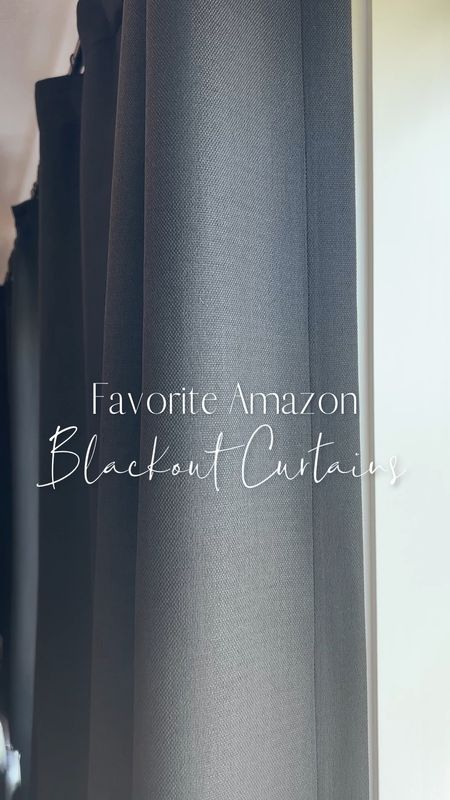 AMAZON BLACKOUT CURTAINS. These are amazing and super affordable black out curtains from Amazon. We have a projector in our basement so we need it dark. I cannot say enough how much I love these curtains they are beautiful, functional and affordable.

#LTKhome #LTKfindsunder100 #LTKVideo