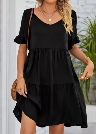 Black 2024 dress rotita