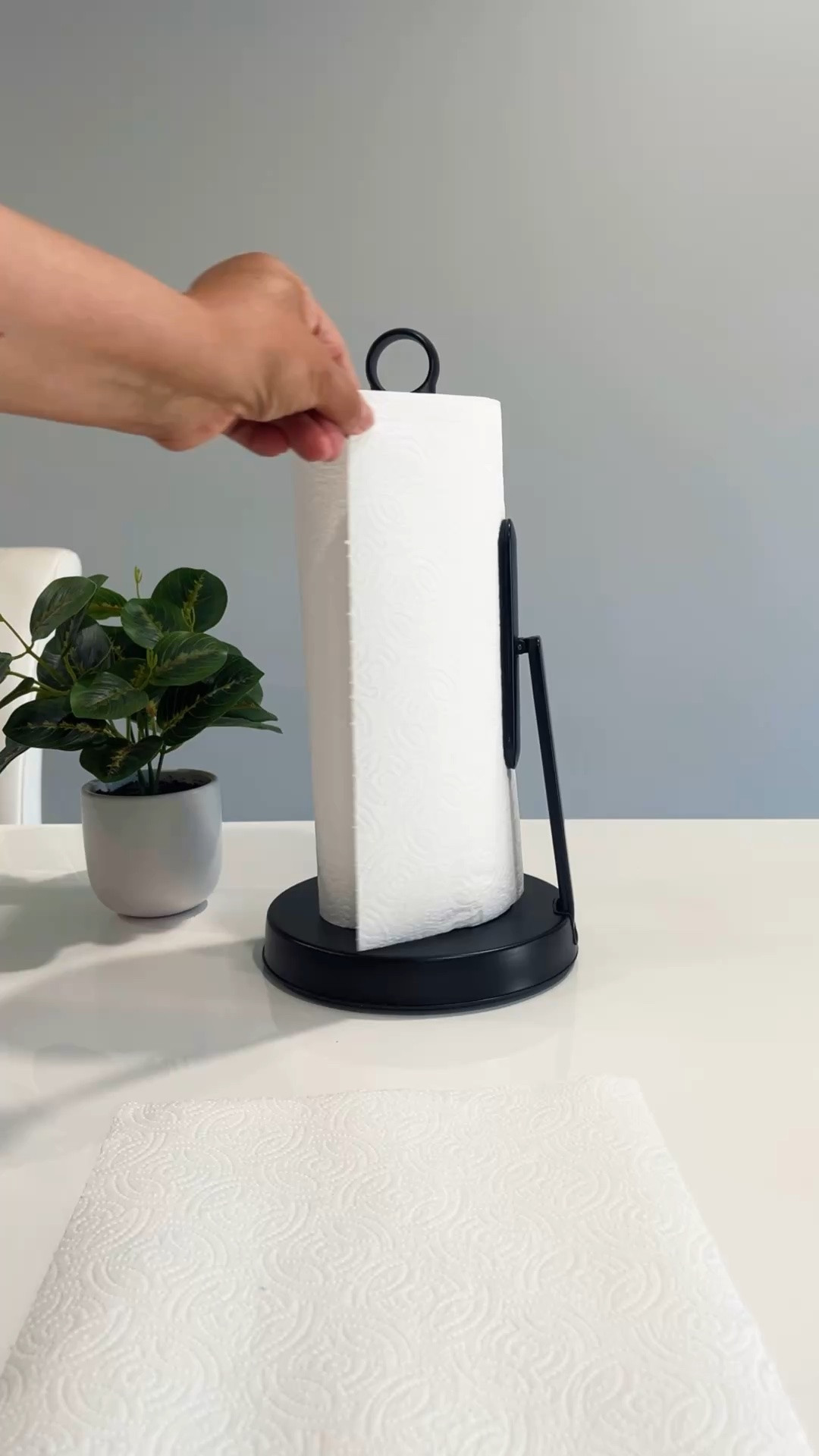 theaoo Heavy-Duty Stainless Steel Paper Towel Holder with Tension Arm.
The unique spring arm provides just the right amount of tension, preventing the paper towel roll from unrolling or blowing away.

#papertowelholder #towellrollsholder #StainlessSteel

#LTKvlog #LTKmomlife #LTKdayinmylife