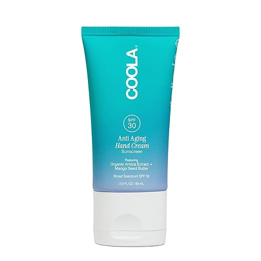 COOLA Anti-Aging Hand Cream with SPF 30, Dermatologist Tested Sunscreen, Mango Seed Butter, Vitam... | Amazon (US)