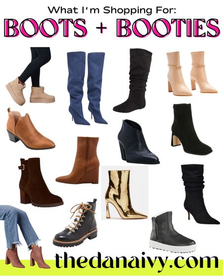 The most chic boots and booties!! They speak for themselves 💯 Most come in other colors and they are all different price points! 

#LTKHoliday #LTKmidsize #LTKshoecrush