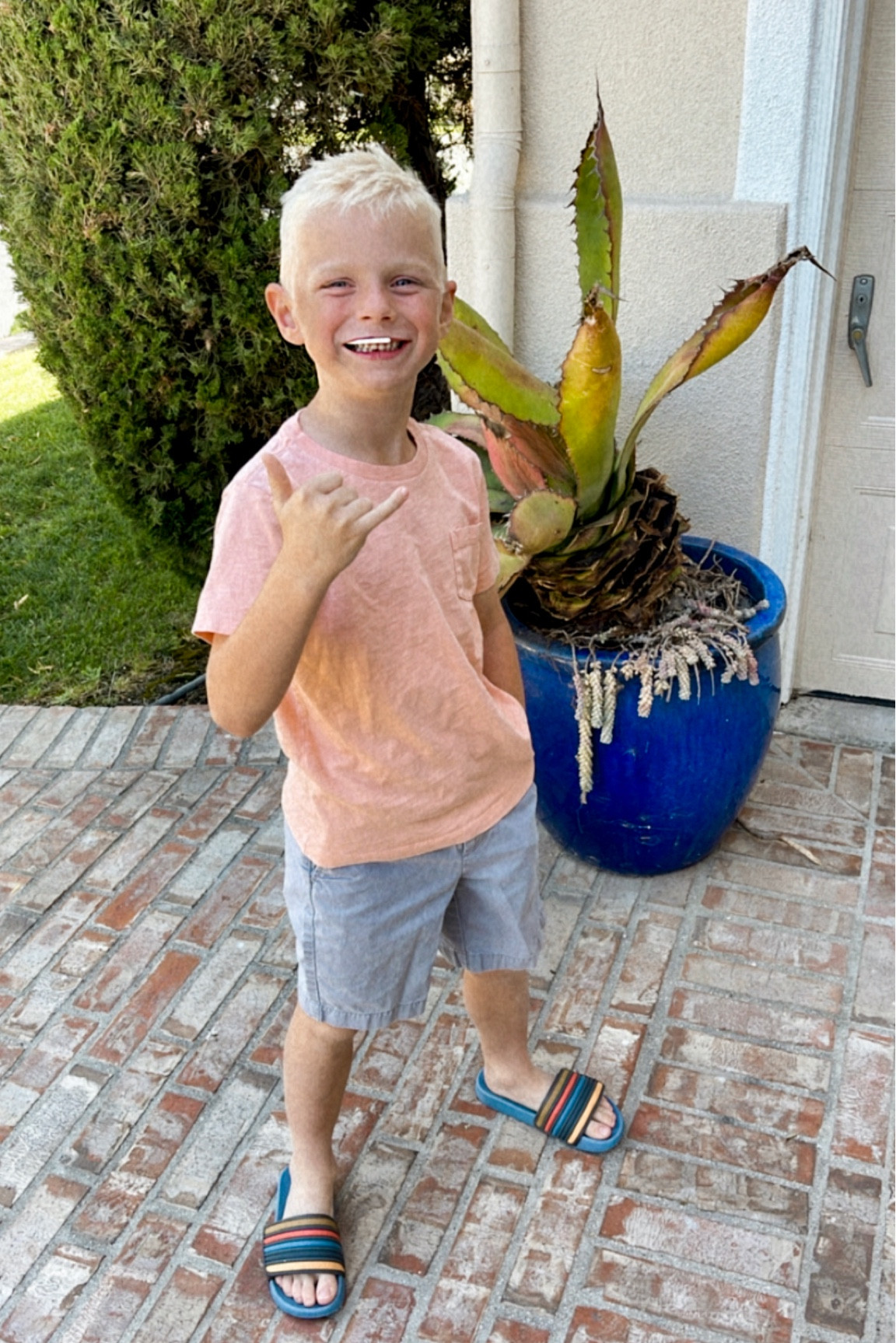 Amazon kids slide sandals in tons of colors. Runs TTS. 
40% off chino shorts & pocket t-shirts in tons of solid colors. 


#LTKkids #LTKtravel #LTKSeasonal