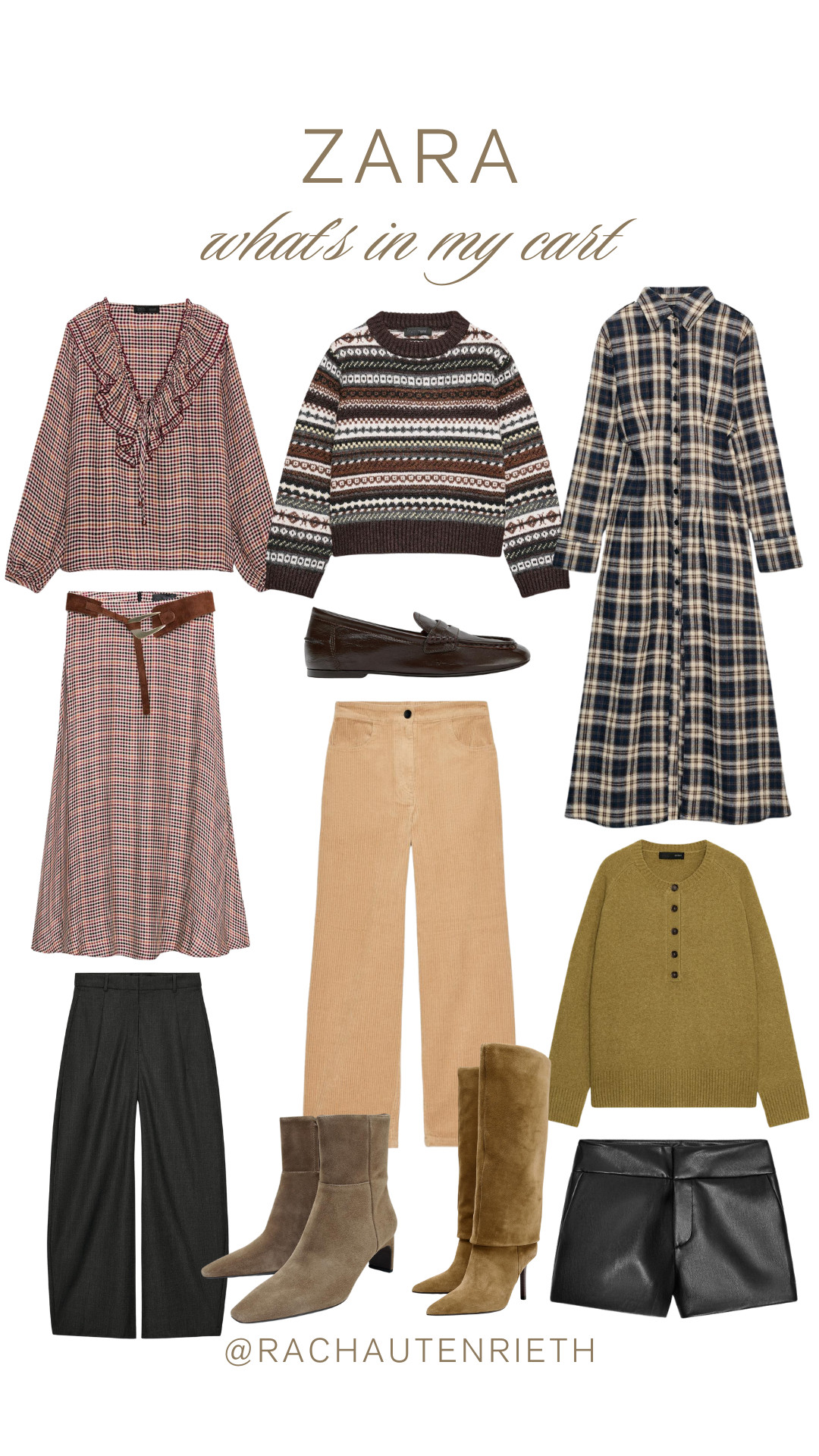 Zara what's in my cart for fall! 🤎🍂 

 #LTKSeasonal #LTKStyleTip #LTKShoeCrush