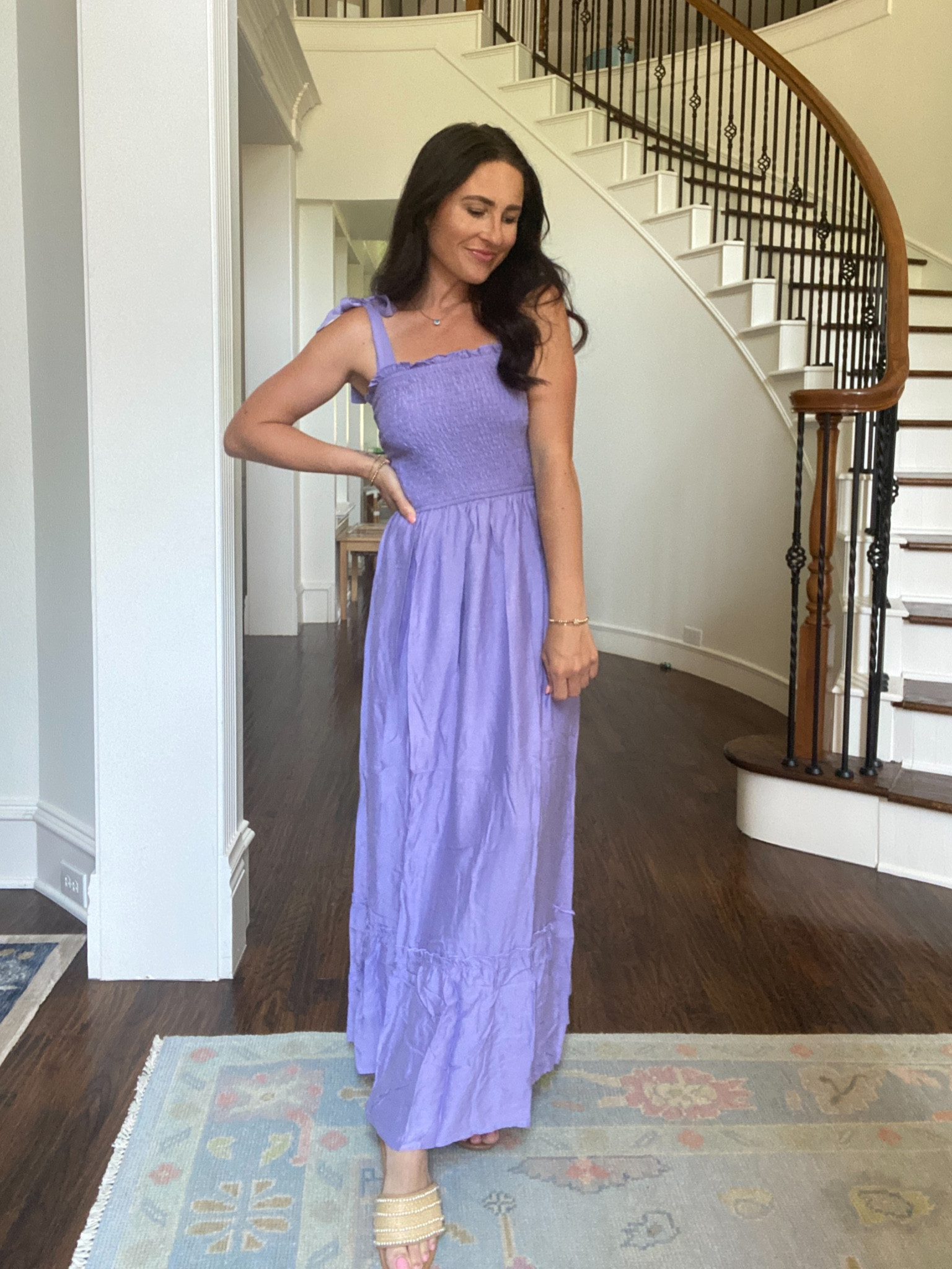 Amazon smocked dress 

#LTKshoecrush #LTKunder50