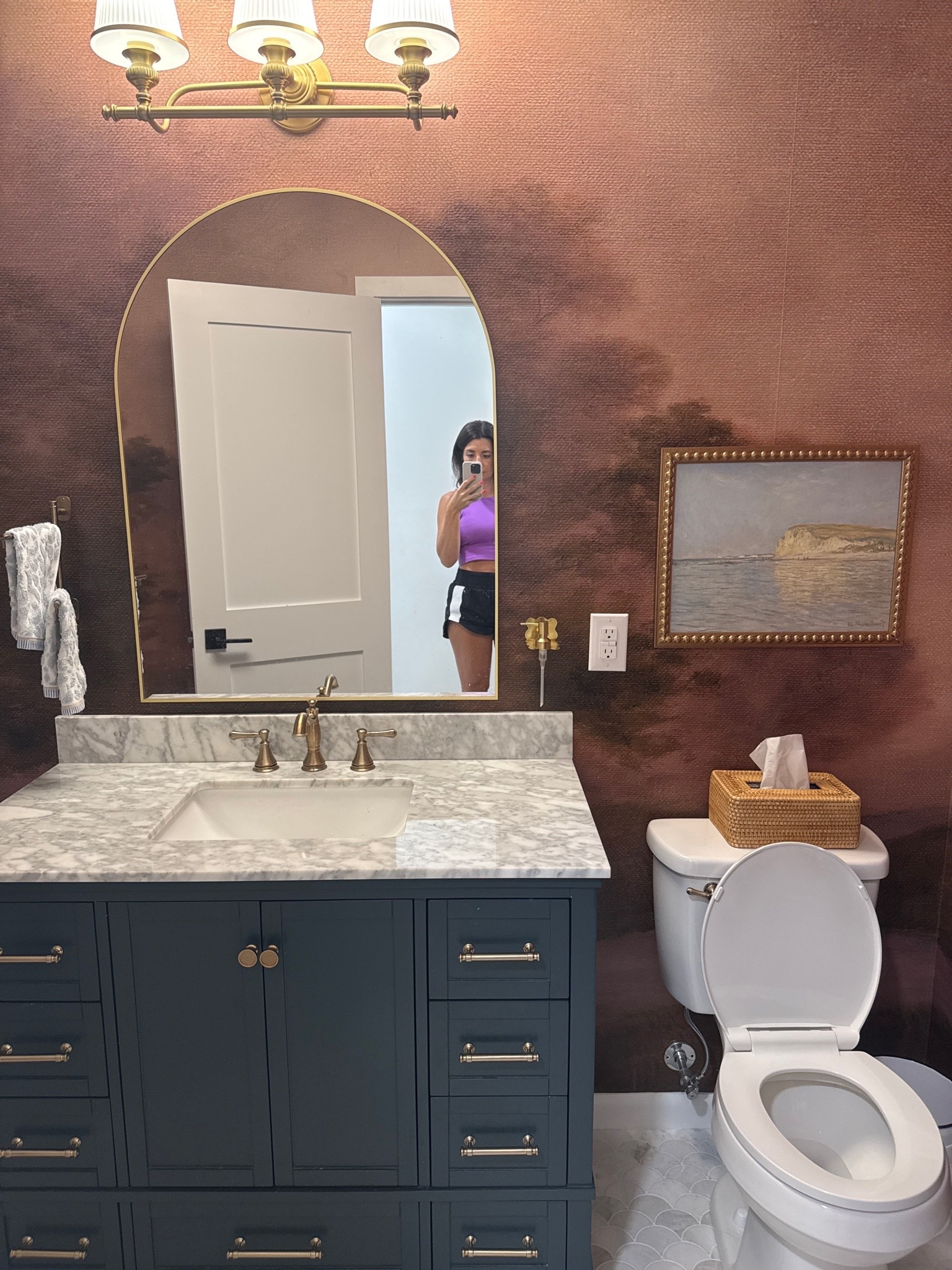Bathroom details! If you had extra $$ in the budget, would you put it into doing the bathroom? Or or the kitchen??

#LTKHome #LTKSaleAlert #LTKdayinmylife