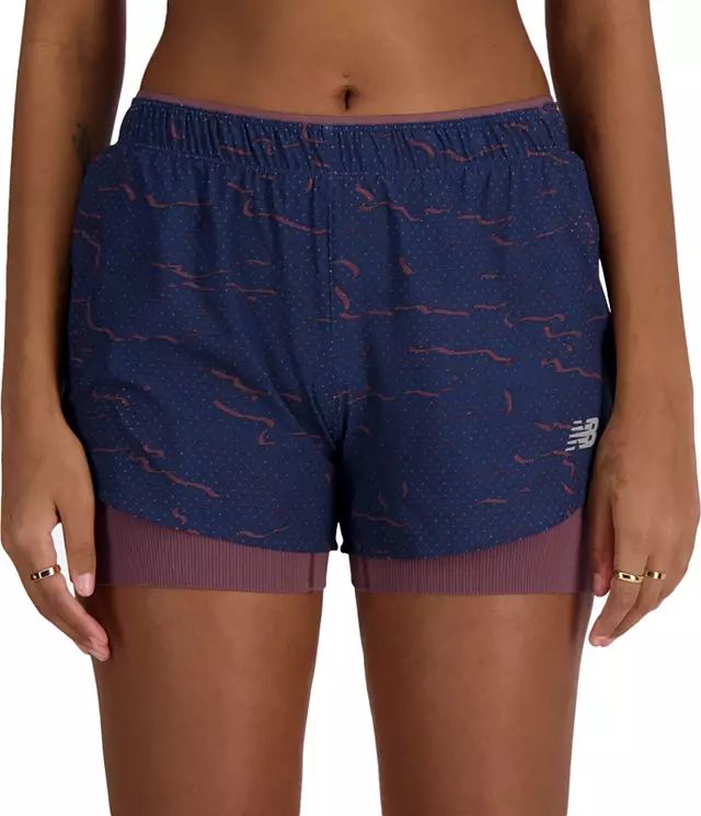 New Balance Women's RC Printed 2-in-1 3" Shorts | Dick's Sporting Goods | Dick's Sporting Goods