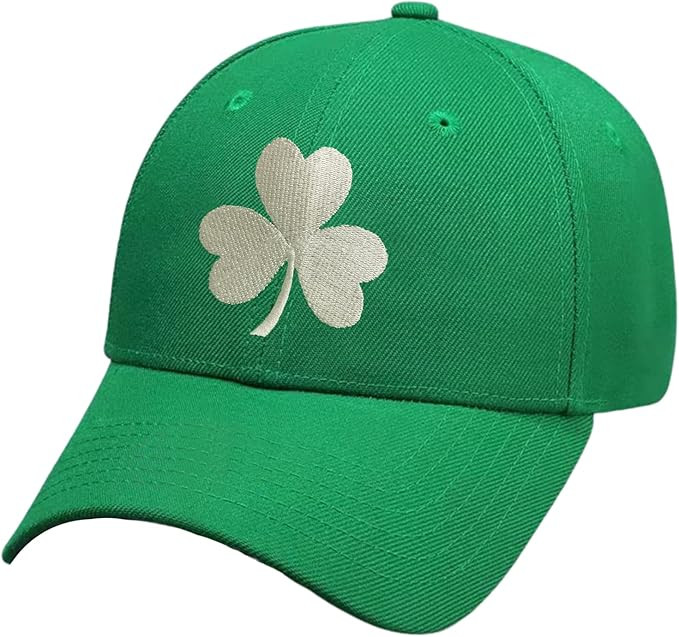 St Patricks Day Shamrock Hat Irish Clover Baseball Cap Adjustable Trucker Hats Green Day Lucky Ha... | Amazon (US)