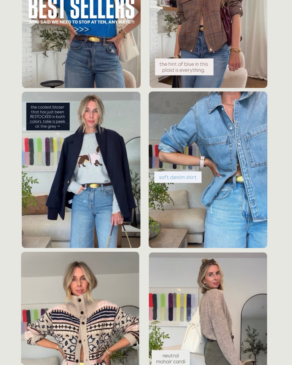 SEPT BEST SELLERS so far…

BLUE BLAZER - medium
PLAID JACKET - small
PUPPY SWEATER - small
DEMIN SHIRT - medium
GREY BARREL SWEATS
BURGUNDY BARREL JEANS - size 4
JEANS - size 4
TRACK JACKET - medium
MOHAIR CARDIGAN - small
FUNNEL NECK KNIT - large
STAR SWEATSHIRT - large
NEUTRAL SWEATER - medium
STRIPED CARDIGAN - medium

✨✨✨✨✨✨✨✨✨✨✨

fall fashion 2026, easy outfit, effortless style, midlife style, over 40 style, fall outfit, walmart style, target style, preppy style, fall shoes, plaid jacket. @Walmart  @Target

#LTKootd #LTKgrwm #LTKOver40