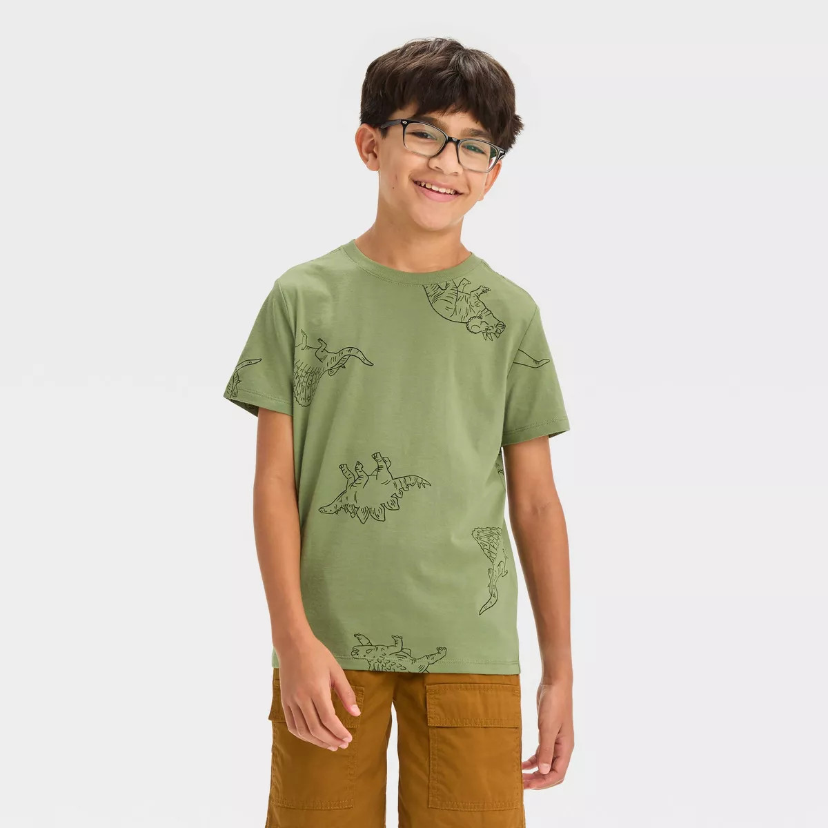 Boys' Short Sleeve Printed T-Shirt - Cat & Jack™ | Target