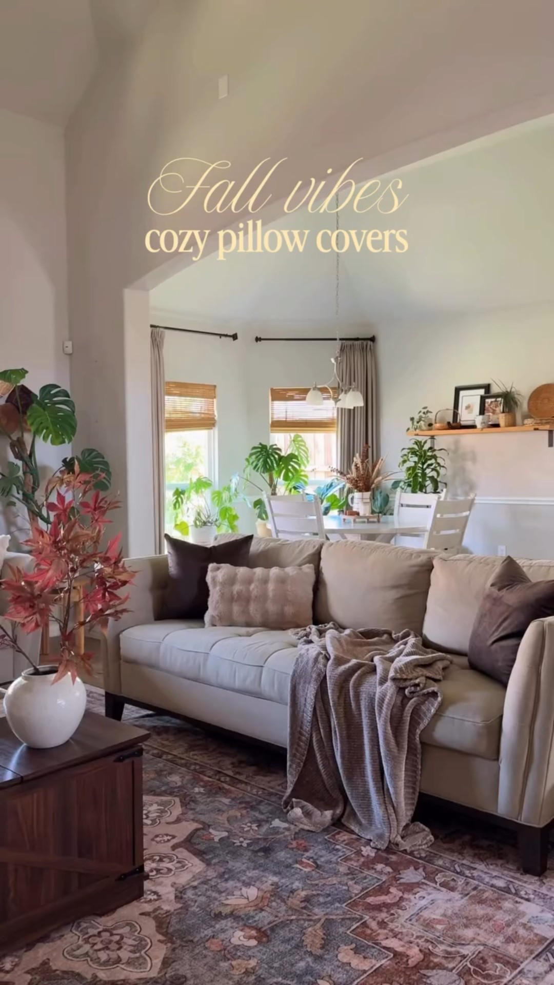 These budget-friendly fall pillow covers by @busadesigns are perfect for adding autumn colors to the living room. The pillows are very soft, the fabric quality is great, and they match the cozy vibe I want in my living space. 🍂🍁

I’m showcasing two brown “Hardin” pillow covers, 20x20, and one “Helena” lumbar pillowcase in 12x20 🤎 I love how these two colors complement each other 🍁

Follow my account @casadescarllett for more home decor ideas 🍁🍂

#home #homedecor #livingroom #livingroomdecor #falldecor #fallhomedecor #autumnvibes #cozyhome #neutralhome #fallhome #autumn #couch #sofa #throwpillows #pillowcover #pillowcase Dallas Texas USA