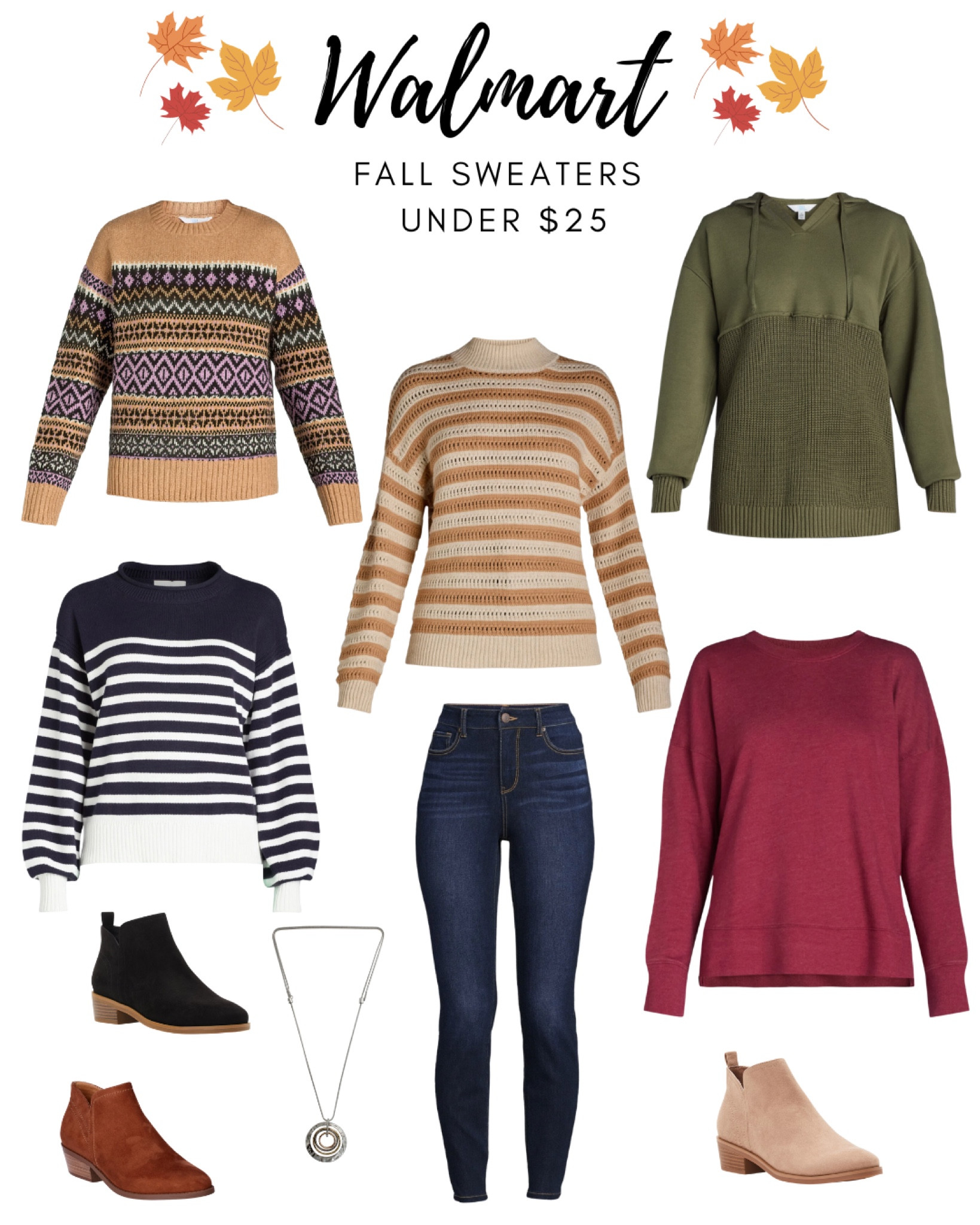 Here is some cute fall inspiration from @walmartfashion 🍂 All items under $25! Can’t beat that! #WalmartPartner #WalmartFashion

#LTKOver40 #LTKSeasonal #LTKStyleTip
