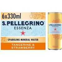 San Pellegrino Essenza Sparkling Tangerine & Strawberry Water | Ocado
