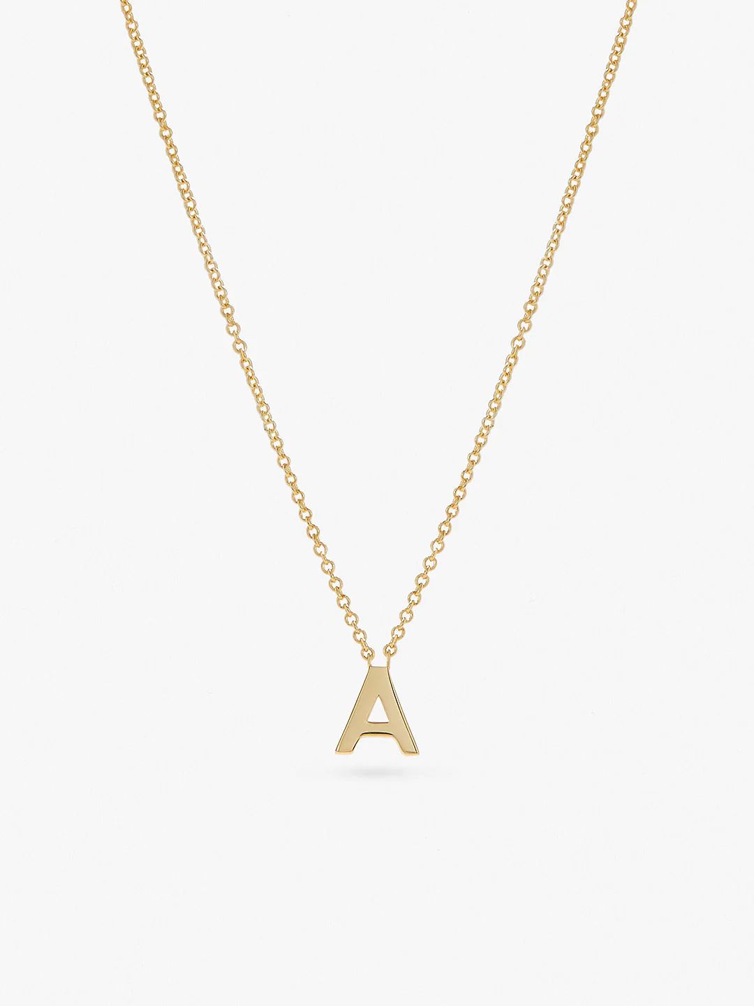Gold Initial Necklace - Letter Necklace | Ana Luisa