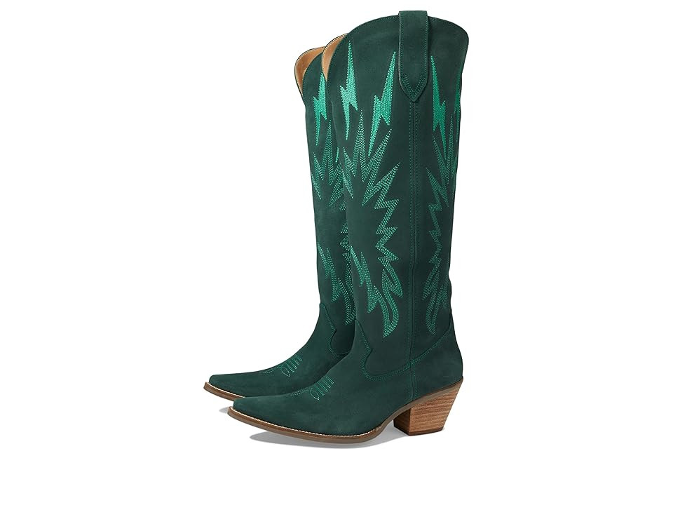 Dingo Thunder Road (Green) Women's Boots | Zappos