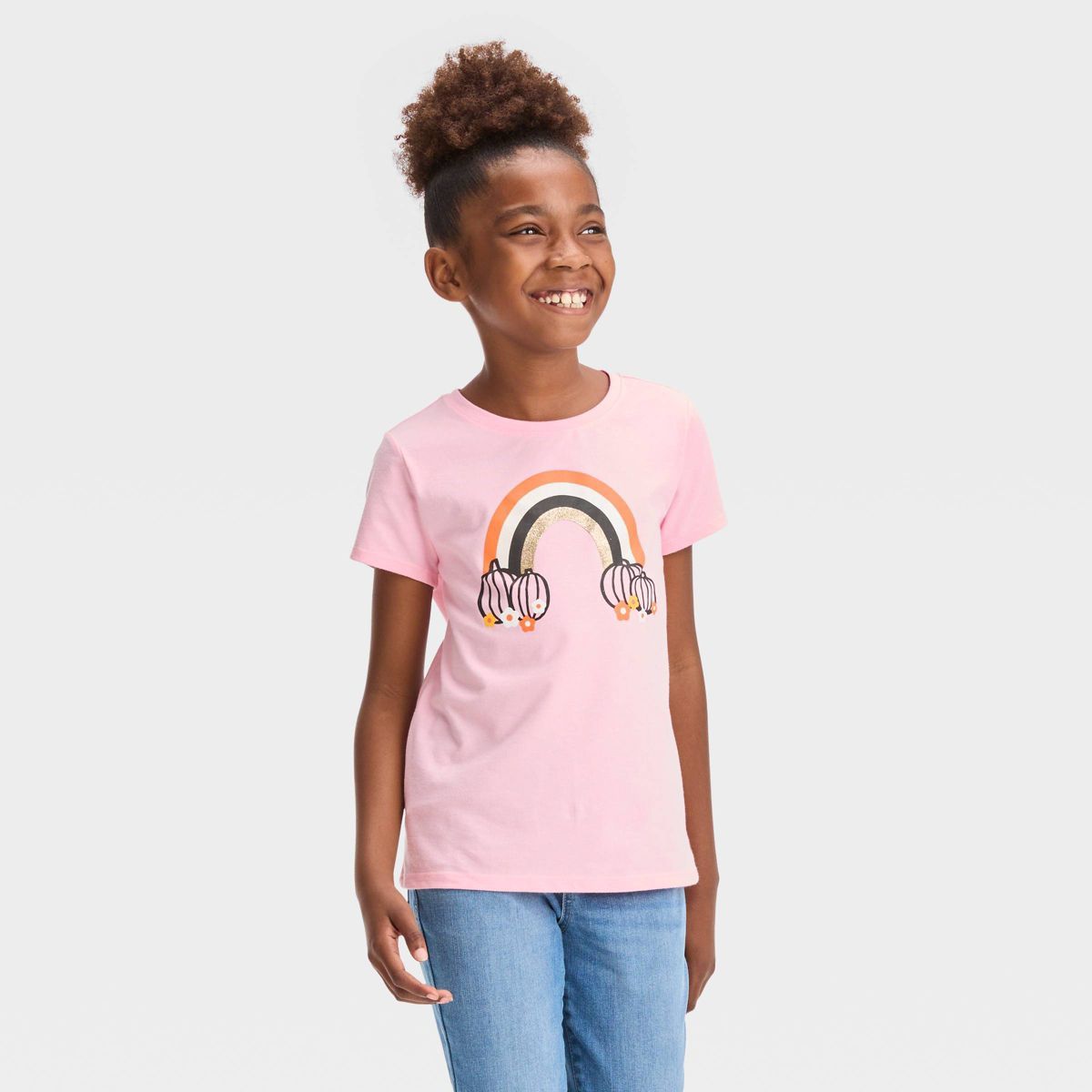 Girls' Halloween Short Sleeve Graphic T-Shirt - Cat & Jack™ | Target