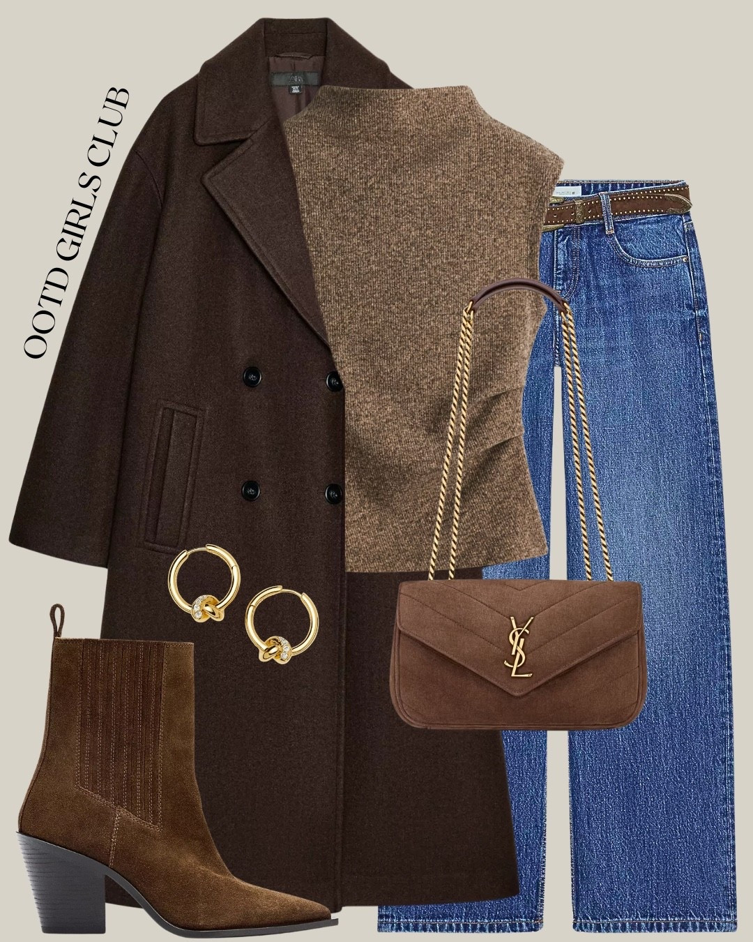 Brown coat styling for a weekend lunch 

#LTKautumn #LTKuk #LTKwinter