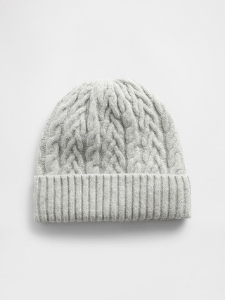 CashSoft Cable-Knit Beanie | Gap (CA)