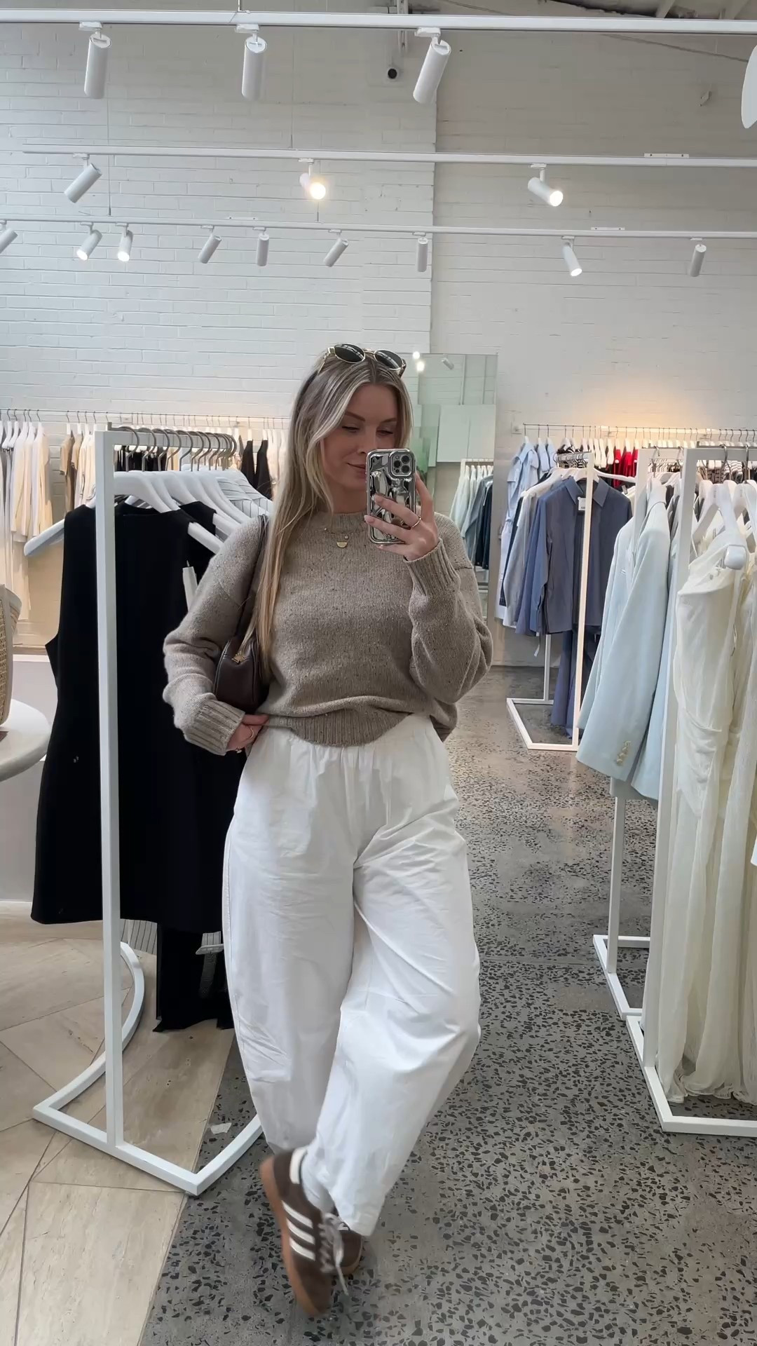 In barrel leg pants, again 🤍

#LTKsummer #LTKaustralia #LTKmodest