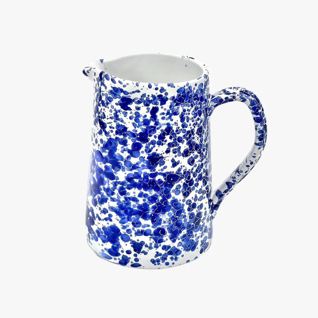 Taverna Cobalt Speckled Pitcher | Dear Keaton