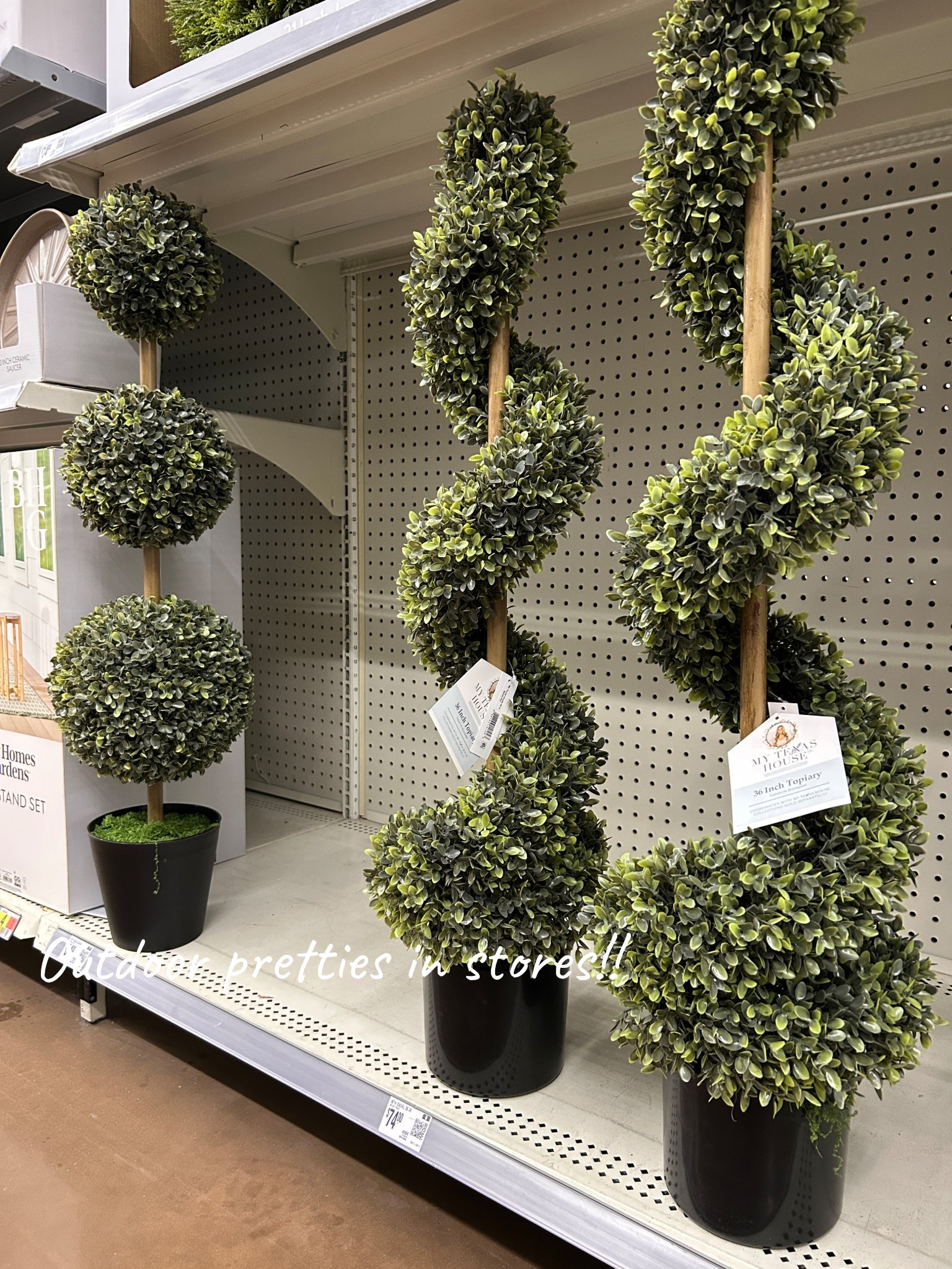 These My Texas House faux topiaries are so beautiful! Would look fabulous on a front porch! Love the spiral one myself! Linking some of my favorites from the collection here as well. 

#LTKHome #LTKSeasonal