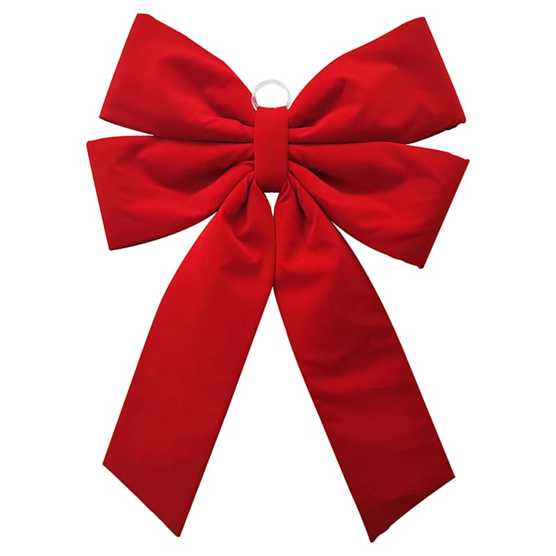 Classic Christmas Red Outdoor Christmas Bow, 24x36 | At Home