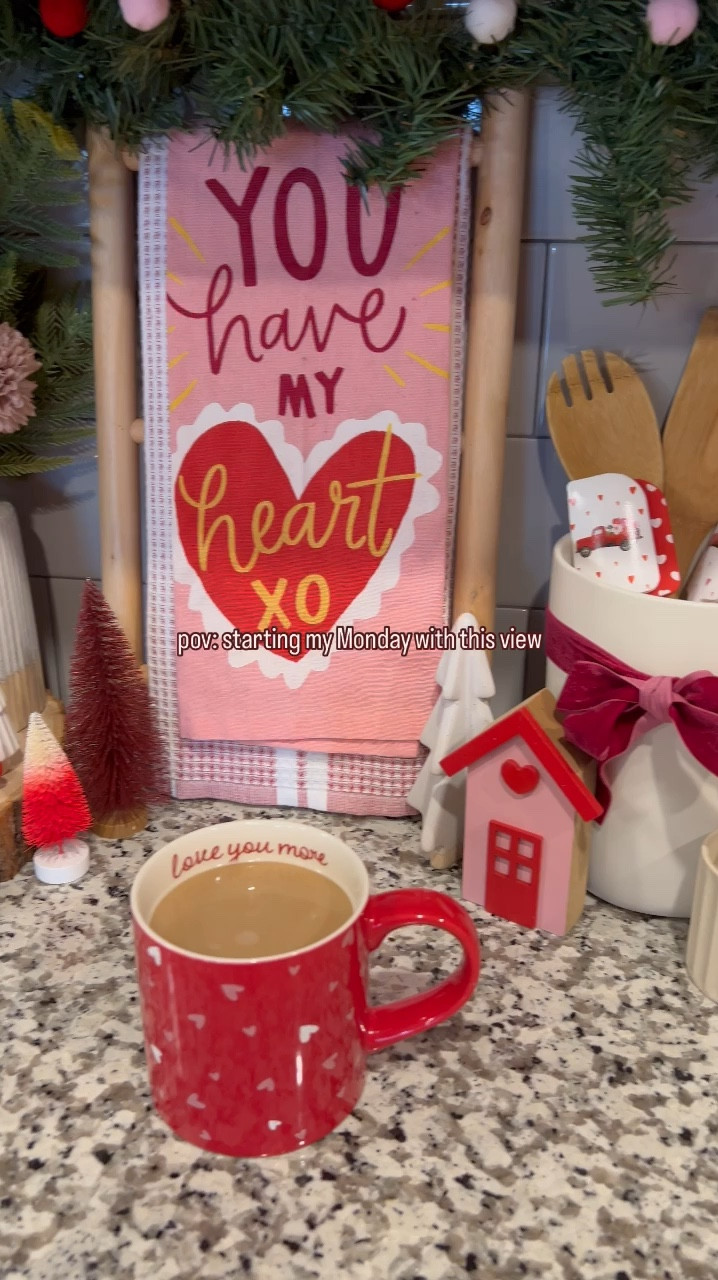 My Valentine’s setup is making the week so much sweeter!🍬 Do you decorate your countertop for Valentine’s Day? 💗

Find similar items linked in my bio on LTK. 💝
.
.
.
#valentinesdaydecor #homedecor #apartmentdecor #howtostyleyourkitchen #apartmentstyle #valentinesdecor 

#LTKHome #LTKSeasonal #LTKStyleTip