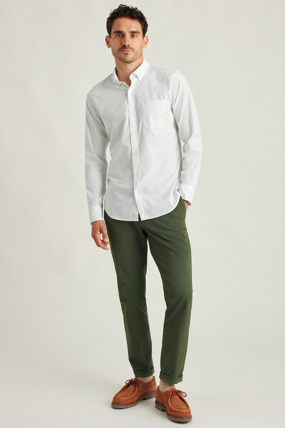 Everyday Casual Shirt Tailored for Men by Bonobos - White End On End - XXLL | Bonobos (US)