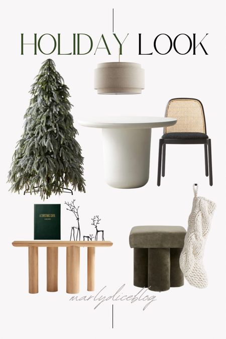 Holiday look! Love this down swept tree.

#LTKhome #LTKHoliday