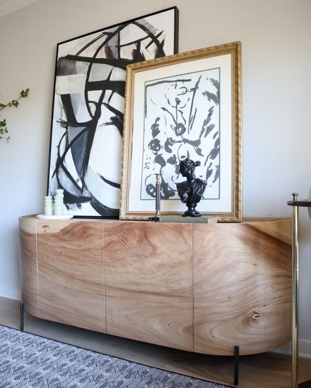 Our abstract modern office artwork was a best seller last week! And the wood sideboard is on sale for 25% off at Lulu & Georgia for one more day!

#LTKstyletip #LTKhome #LTKsalealert