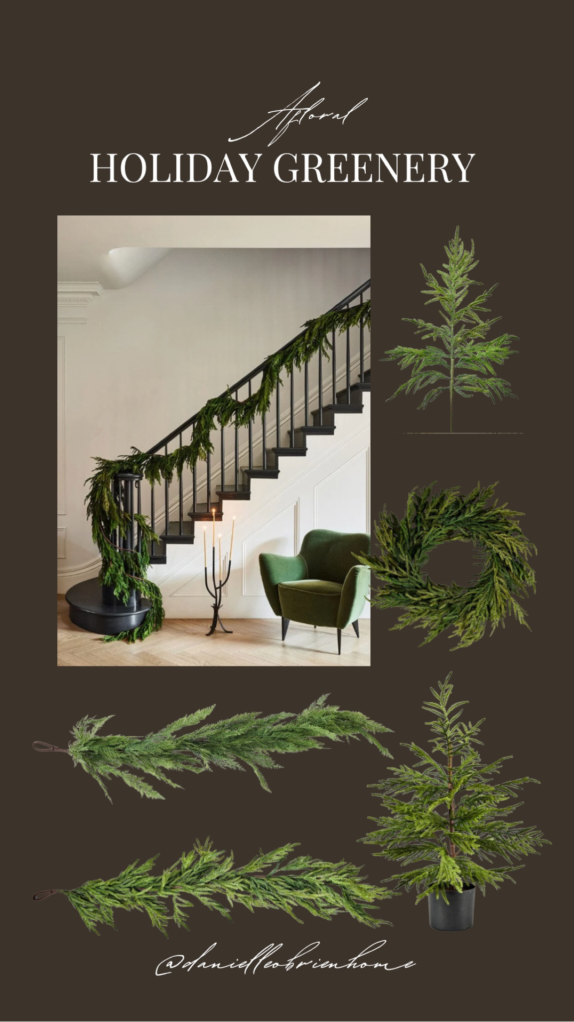 Holiday greenery favorites from afloral 

Garland, wreath, faux garland, mini tree, holiday, Christmas, home decor 

#LTKHoliday #LTKhome