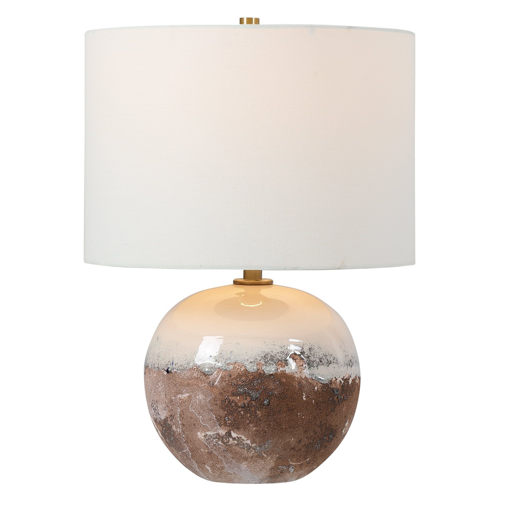 Uttermost Durango Terracotta and Iron Accent Lamp in Brown/White | Walmart (US)