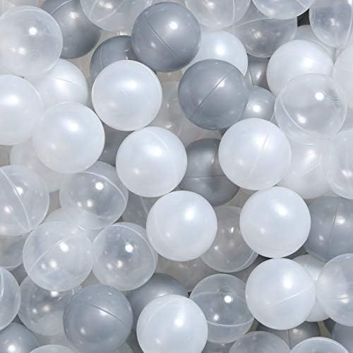 PlayMaty Ball Pit Balls 100 Pieces Plastic Phthalate&BPA Free Ocean Pool Ball Crush Proof Stress Bal | Amazon (US)
