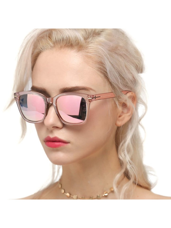 Classic Women's Polarized Sunglasses With Anti-glare & 99.99% Uv Protection For Driving | SHEIN