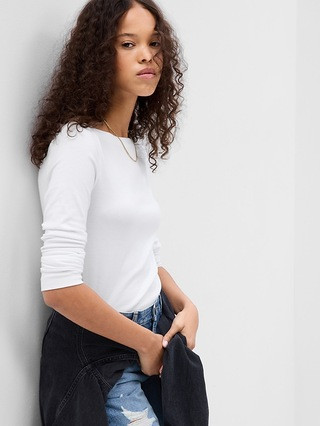 Modern Boatneck T-Shirt | Gap (US)
