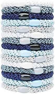 L. Erickson Grab & Go Ponytail Holders, Atlantic, Set of Fifteen - Exceptionally Secure with Gent... | Amazon (US)